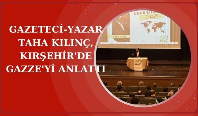 Kudüs ve Gazze'nin tarihi üzerine anlamlı konferans