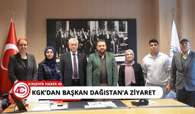 KGK Kırşehir İl Temsilcisi ve üyelerinden Kırşehir Baro Başkanı Av. İsa Dağıstan’a ziyaret