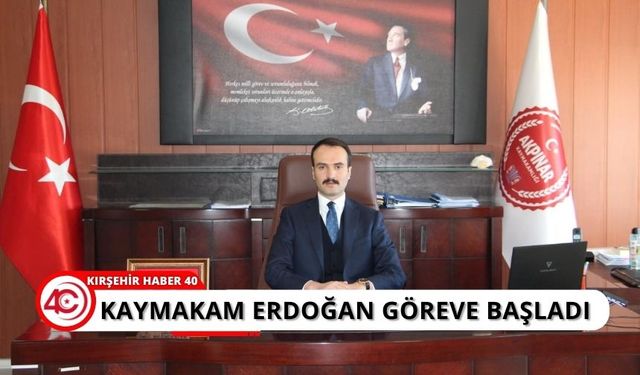 Akpınar'ın yeni Kaymakamı Ali Erdoğan görevine başladı