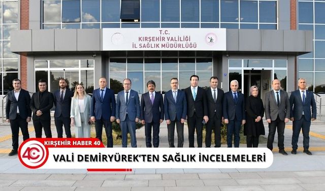 Vali Demiryürek'ten hastane ziyareti ve geçmiş olsun dilekleri