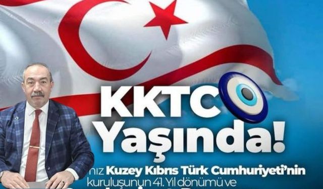 Başkan Aydın, “KKTC 41 Yaşında”