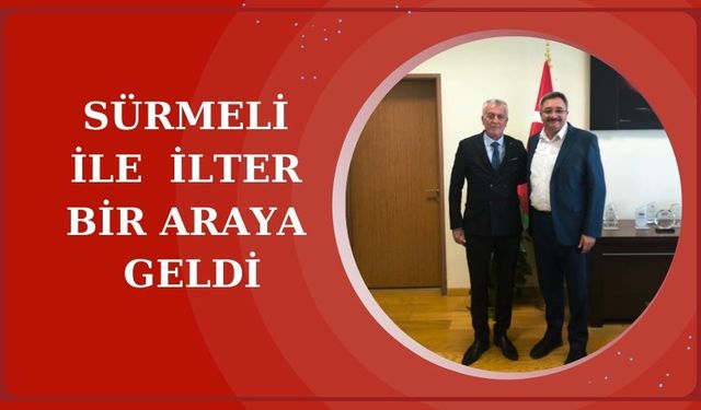 Murat Sürmeli ile Dr. Hüseyin İlter istişarede bulundu