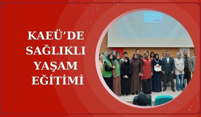 Genç İHH ve Ahi Evran Üniversitesi öğrencileri “Sağlıklı Yaşam” eğitiminde buluştu