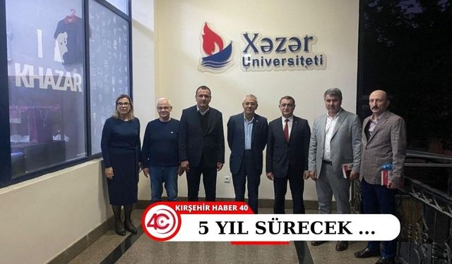 KAEÜ ve Khazar Üniversitesi arasında iş birliği...