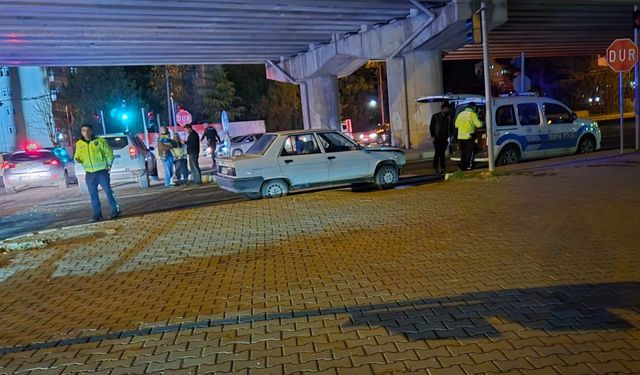 Hastane önündeki kavşakta zincirleme kaza