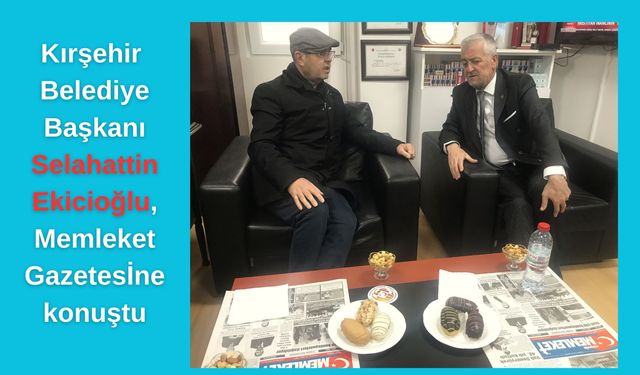 Başkan Ekicioğlu iddialı konuştu: “Yüzde 77 memnuniyet oranımız var”
