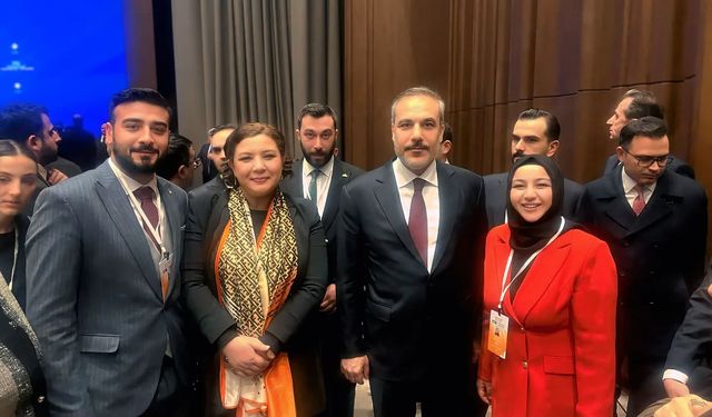 AK Parti Teşkilatı ile  Bakan Fidan bir araya geldi