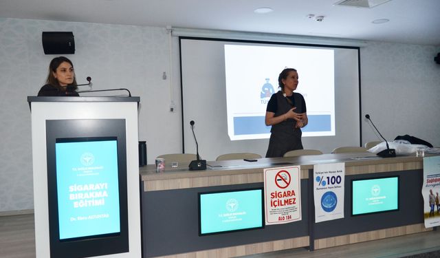 Sigarayı bıraktırma etkinlikleri devam ediyor