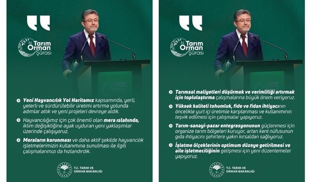 “Yeni Hayvancılık Yol Haritası” açıklandı