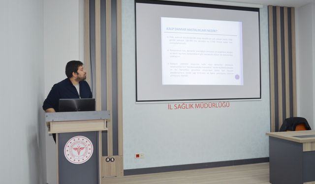 Kalp Sağlığı Haftası kapsamında bilgilendirme eğitimi düzenlendi