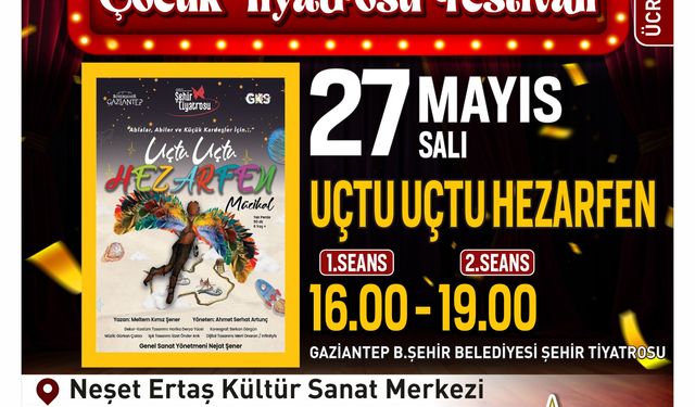 “Uçtu Uçtu Hezarfen” tiyatrosu sahneye çıkıyor