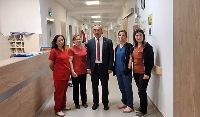 Başkan Aydın, Fizik Tedavi Merkezinde!