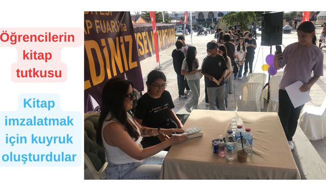 Ekmek değil "kitap" kuyruğu