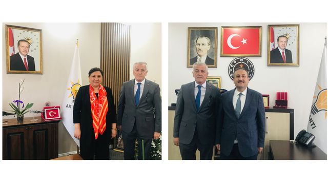 KGK Başkanı Murat Sürmeli’den AK Parti Başkanlarına ziyaret