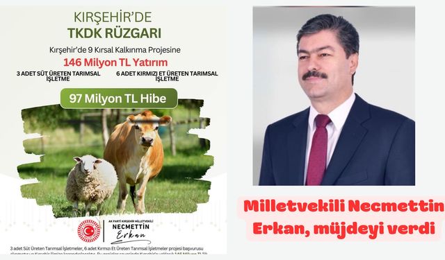 Kırşehir’e 146 milyon liralık yatırım
