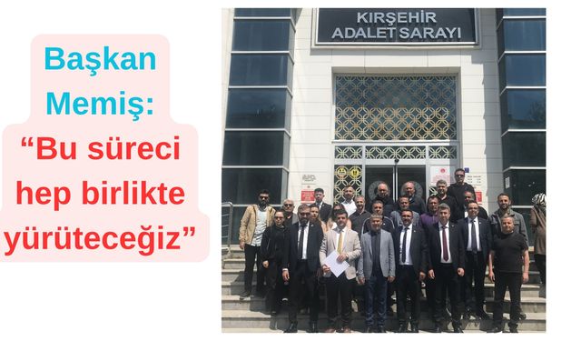 Kırşehir SMMO Başkanı Ziya Memiş, mazbatasını aldı