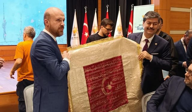 Milletvekili Erkan’dan Bilal Erdoğan’a Ahilik Sancağı Takdimi