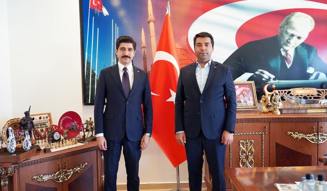 Başkan Demirci, HSK Yöneticisi Emre Çelik’i ağırladı