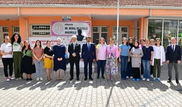 Açık hava sınıfında keyifli anlar