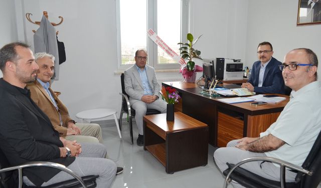 Kırşehir Sağlık Yönetiminden Yeni Başkana Destek