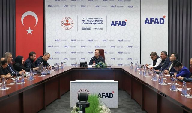 KIRŞEHİR AFAD, 6 ŞUBAT DEPREMİ KOORDİNASYON TOPLANTISINA KATILDI
