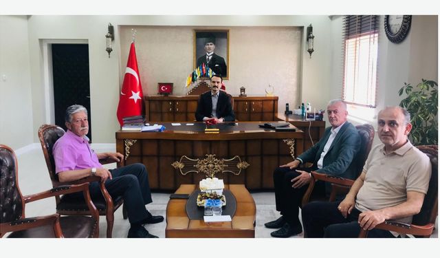 Kaymakam Ali Erdoğan’a taziye ziyareti