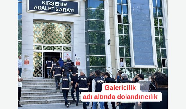 Yağma, tefecilik ve dolandırıcılık iddiasıyla 9 zanlı yakalandı