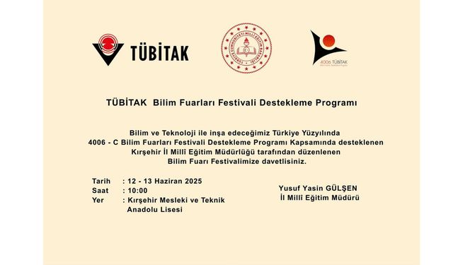 Kırşehirli öğrencilerin TÜBİTAK projeleri görücüye çıkıyor