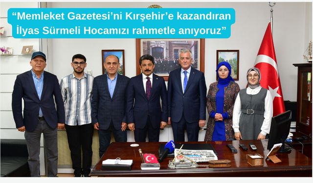Vali Demiryürek: “Memleket Gazetesi’ne daha nice başarı dolu yıllar diliyorum”