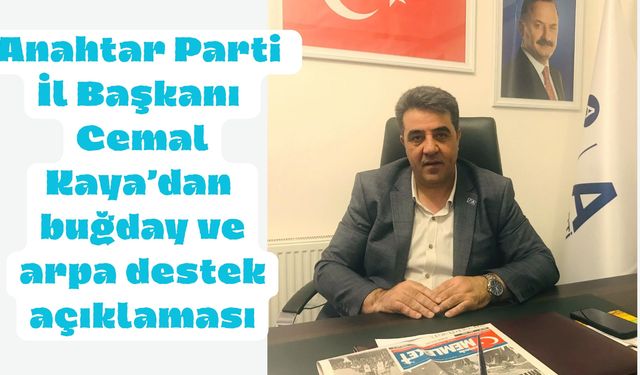 A Parti’den buğday ve arpa destekleri için önemli teklif