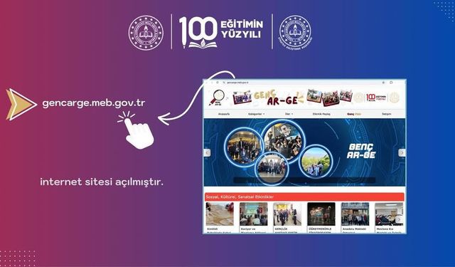 “Genç AR-GE” İnternet Sitesi Yayında