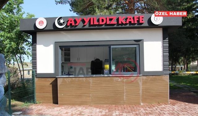 Kırşehir Açık Cezaevi'ne Ait Çay Bahçesi Hizmete Açıldı