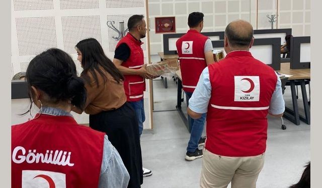 KIZILAY'DAN SINAV STRESİNDEKİ ÖĞRENCİLERE MORAL DESTEĞİ
