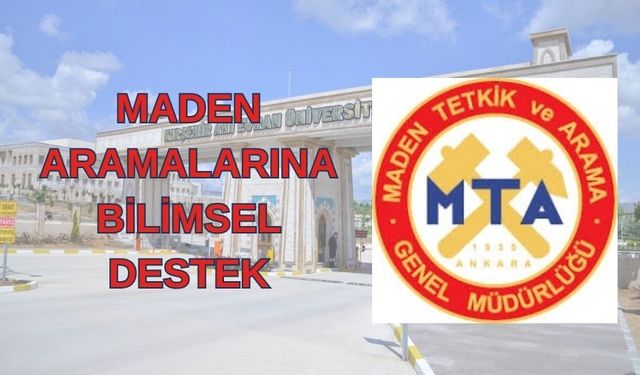 MTA’nın Metalik Maden Keşif Projesinde Kırşehir Ahi Evran Üniversitesi İmzası