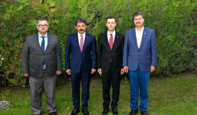 Vali Yardımcısı Zikri Şahin ve Kaman Kaymakamı Nurullah Kaya'ya veda