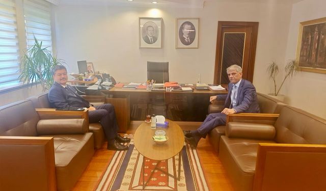 Kırşehir Milletvekili Erkan’dan Bakan Yardımcısı Alpaslan’a Ziyaret