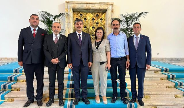 Necmettin Erkan, MHP Genel Başkan Yardımcısı Yaşar Yıldırım ve Beraberindeki Heyeti Ağırladı