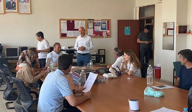 Çiçekdağı’nda sene sonu zümre toplantıları tamamlandı