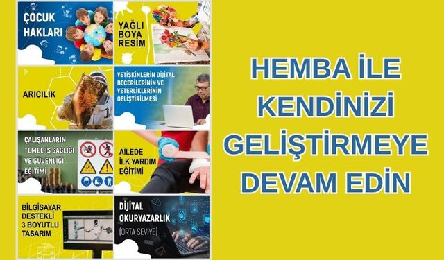 HEMBA Kurslarından Yaklaşık 3 Milyon Kişi Yararlandı