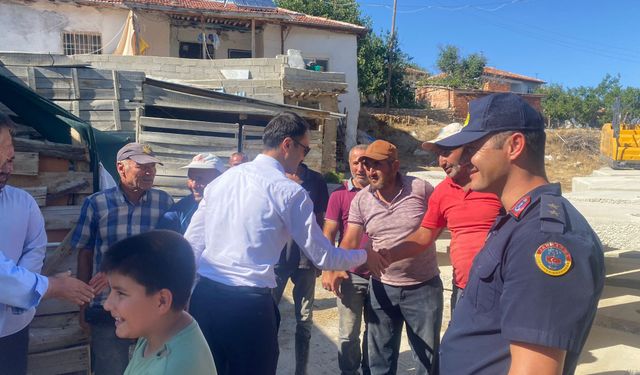 Erdoğan, Deveci Köyü İçme Suyu Çalışmalarını Yerinde İnceledi