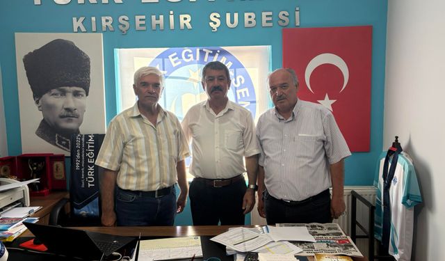 Türk Eğitim-Sen Başkanı Hüdai Pakel’den Ziyaret Teşekkürü