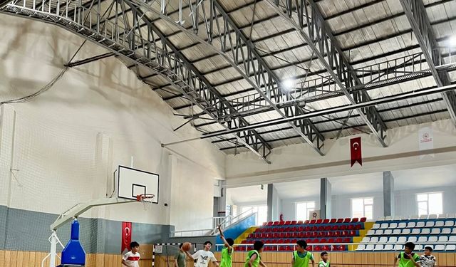 Mucur’da GSB Spor Okulları Basketbol Heyecanı