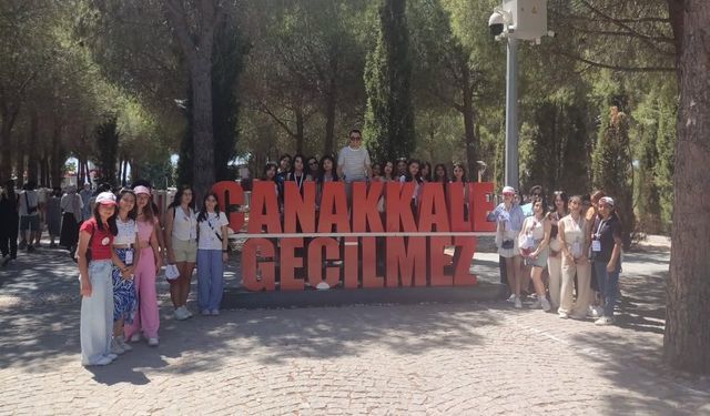 Kamanlı Gençler Çanakkale Ruhunu Yerinde Yaşadı