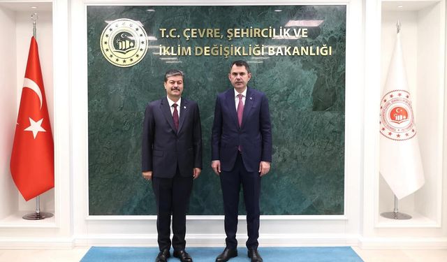 Vekil Erkan, Bakan Kurum'u ziyaret etti