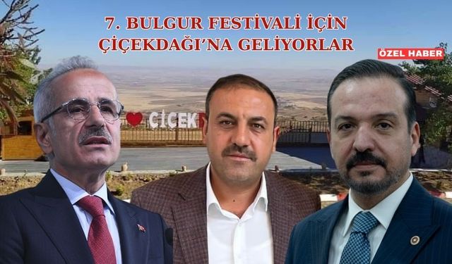 Bakan Uraloğlu ve Zorlu, Çiçekdağı’na Geliyor