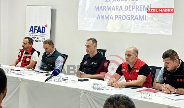 17 Ağustos Depremi’nin 25. Yılında Anma Programı Düzenlendi