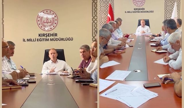 İlçe Millî Eğitim Müdürleri Kurulu Toplantısı Yapıldı