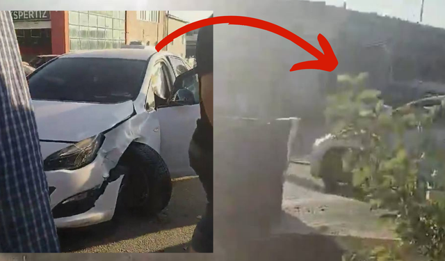 Yeni Sanayide Maddi Hasarlı Kaza!
