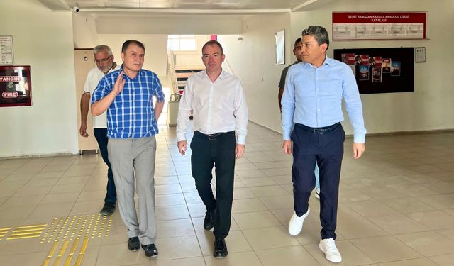 Müdür Gülşen, Eğitim Yılı Hazırlıklarını Yerinde İnceledi