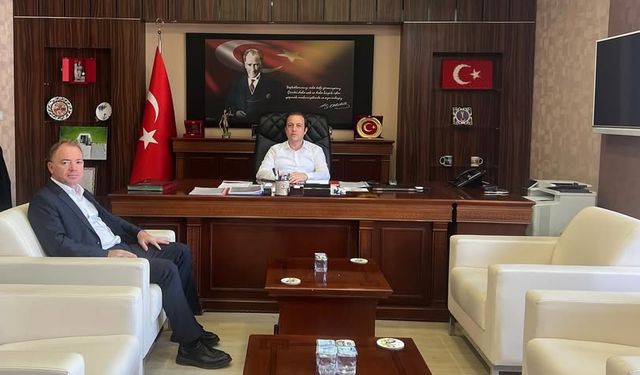 Müdür Gülşen’den Kaymakam Tok’a Hayırlı Olsun Ziyareti